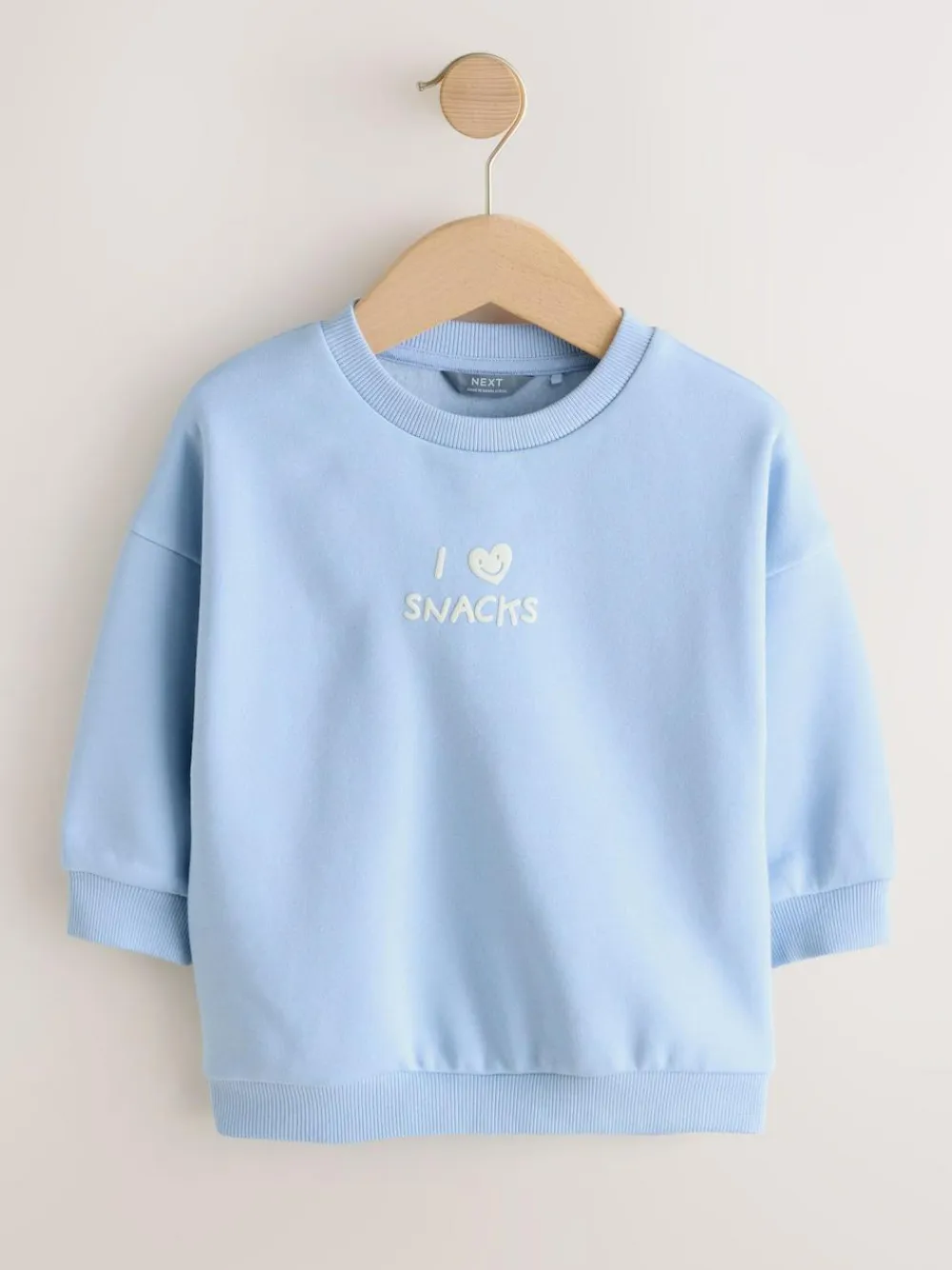 Next Blue I Love Snacks All-Over Print Crew Neck Sweatshirt (3mths-7yrs)^BOY Sweatshirts & Hoodies|Baby Boys