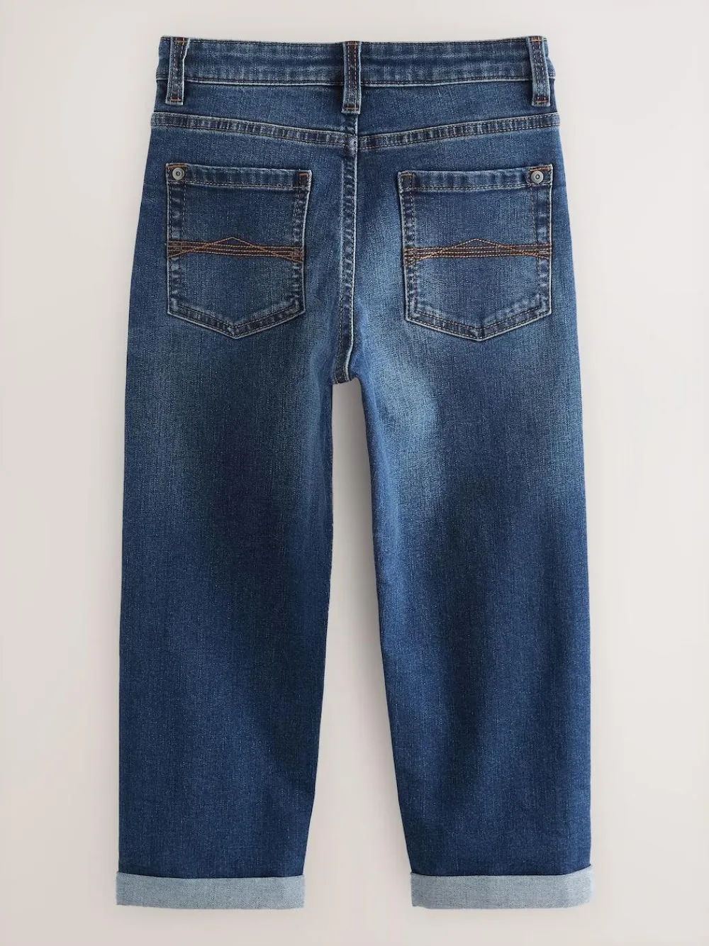 Online Next Blue Indigo Loose Fit Stretch Jeans (3-17yrs)