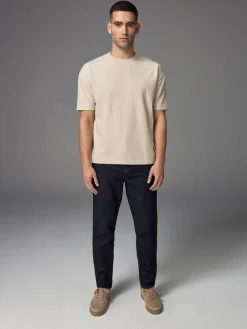 Next Blue Indigo Rinse Regular Tapered Fit Classic Stretch Jeans^ Jeans|Jeans