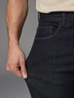 Next Blue Indigo Rinse Regular Tapered Fit Classic Stretch Jeans^ Jeans|Jeans