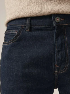 Next Blue Indigo Rinse Single Straight Fit Classic Stretch Jeans^ Jeans|Jeans