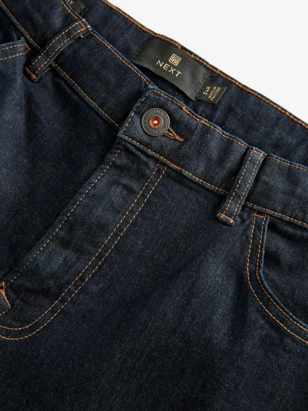 Next Blue Indigo Rinse Single Straight Fit Classic Stretch Jeans^ Jeans|Jeans