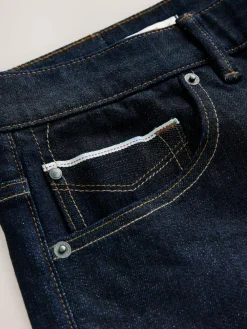 Sale Next Slim Fit Signature Selvedge Denim Jeans Blue Indigo Rinse