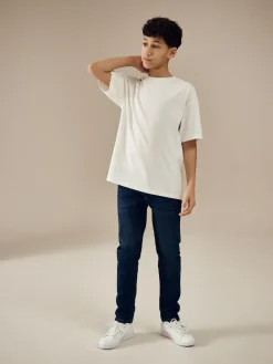 Next Blue Indigo Skinny Fit Stretch Jeans (3-17yrs)^BOY Jeans|Jeans