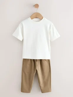 Online Next Jersey Shirt T-Shirt and Joggers 3 Piece Set (3mths-7yrs) Blue