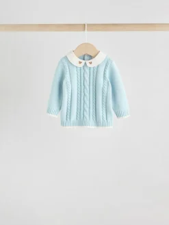 Next Knitted Jumper and Leggings Baby Set (0mths-3yrs)^BOY Sets & Outfits|Sweatshirts & Hoodies