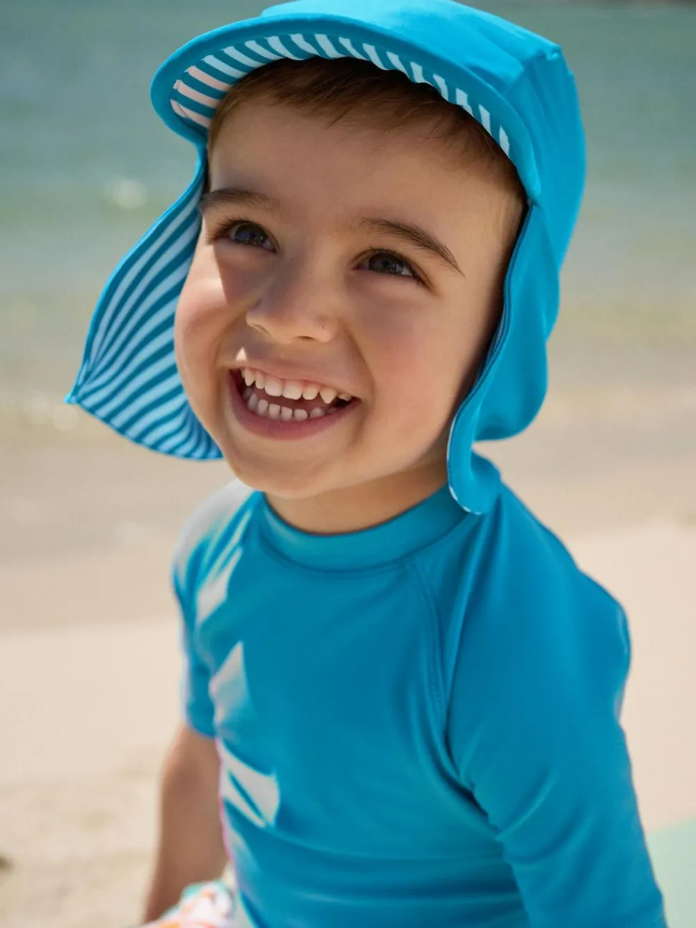 Best Next Blue Legionnaire Swim Hat (3mths-10yrs)