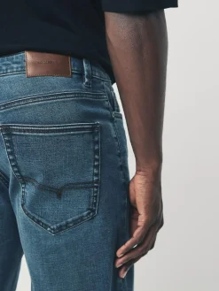 Outlet Next Blue Light Straight Fit Motionflex Jeans