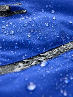 Next Blue Lightning Print Waterproof Fleece Lined Hooded Jacket (3-16yrs)^BOY Coats & Jackets|Snowsuits & Coats