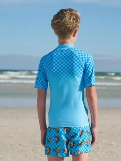 Discount Next Blue Mario Rash Vest (3-16yrs)