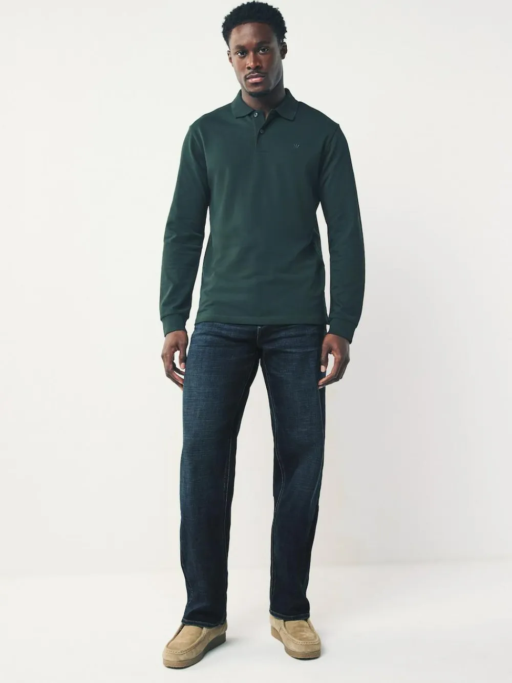 Sale Next Relaxed Fit Motionflex Jeans Blue Mid Indigo