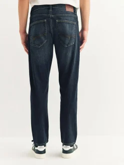 Hot Next Blue Mid Indigo Slim Fit Motionflex Jeans