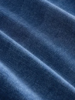 Outlet Next Blue Mid Regular Tapered Fit Motionflex Jeans