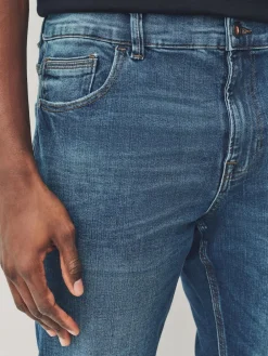 Clearance Next Blue Mid Slim Fit Authentic Stretch Denim Jeans