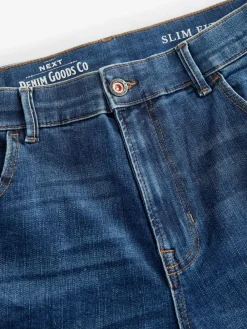 Clearance Next Blue Mid Slim Fit Authentic Stretch Denim Jeans
