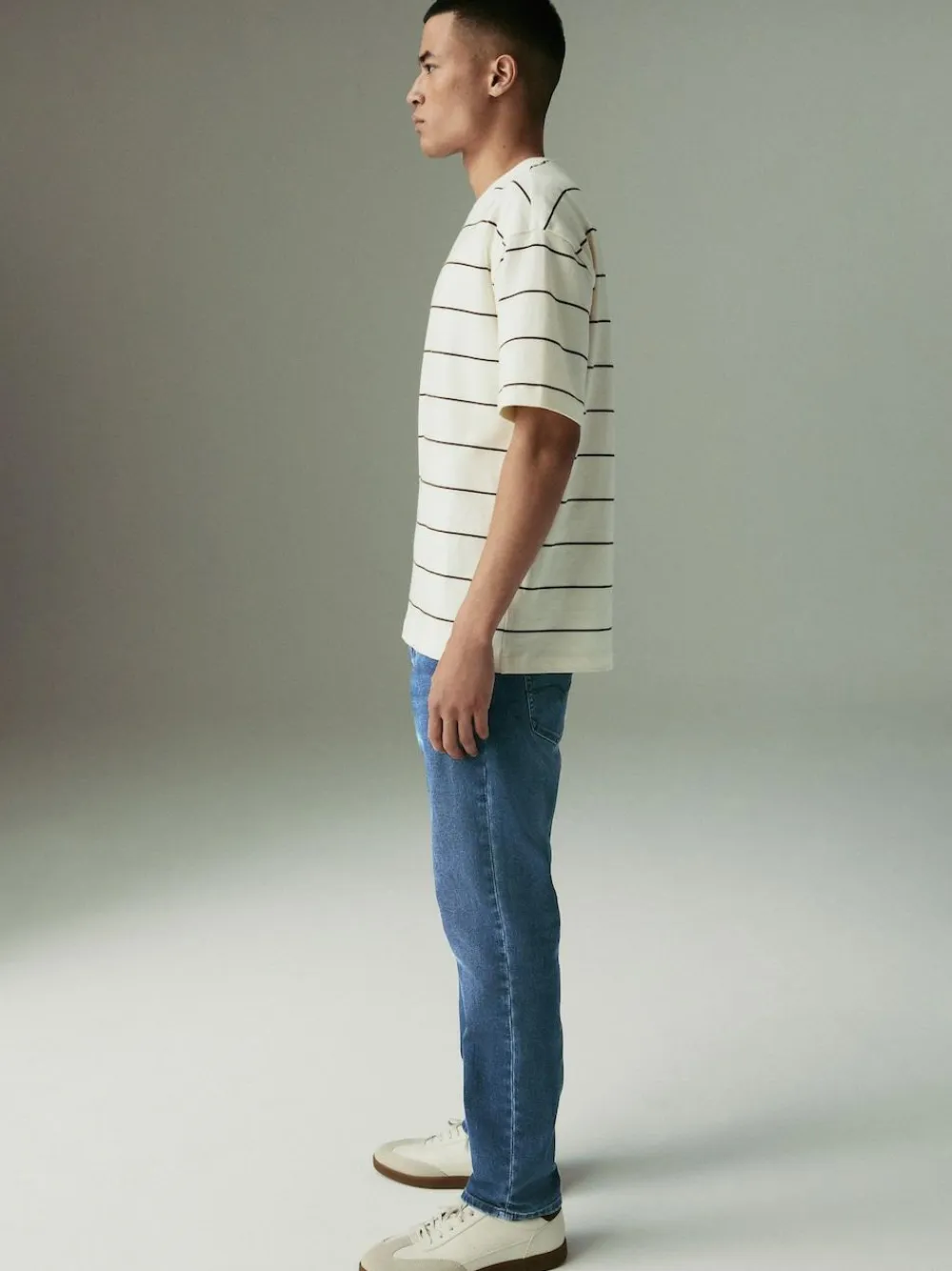 Next Blue Mid Slim Fit Motionflex Jeans^ Jeans|Jeans