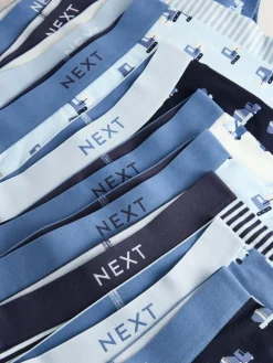 Next Blue Mini Vehicle Trunks 10 Pack (1.5-16yrs)^BOY Baby Boys|Baby Boys