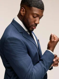 Outlet Next Muscle Fit Motionflex Stretch Suit Jacket Blue