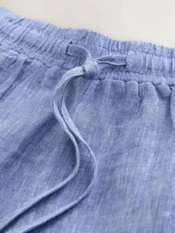 Next Blue N. Premium 100% Linen Shorts