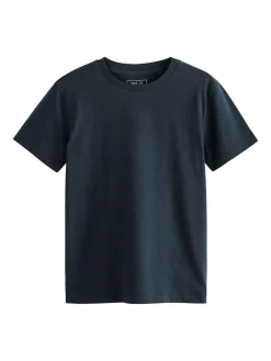 New Next Blue Navy Regular Fit Short Sleeve T-Shirt (3-16yrs)