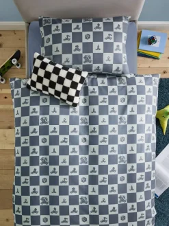 Next Blue Nintendo Mario Kart Duvet Cover and Pillowcase Set^ Childrens Bedding