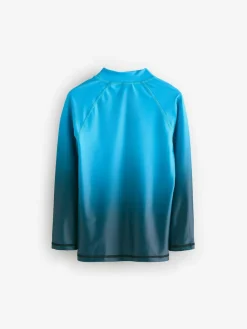 Online Next Long Sleeve Rash Vest (1.5-16yrs) Blue Ombre