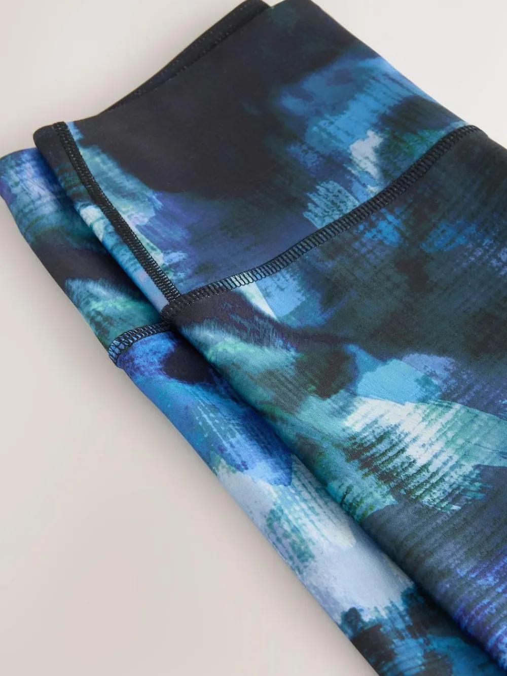 Online Next Blue Paint Print Power Active Sports Leggings