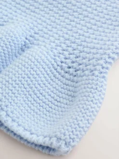 Hot Next Blue Peplum Baby Knitted Cardigan (0mths-2yrs)