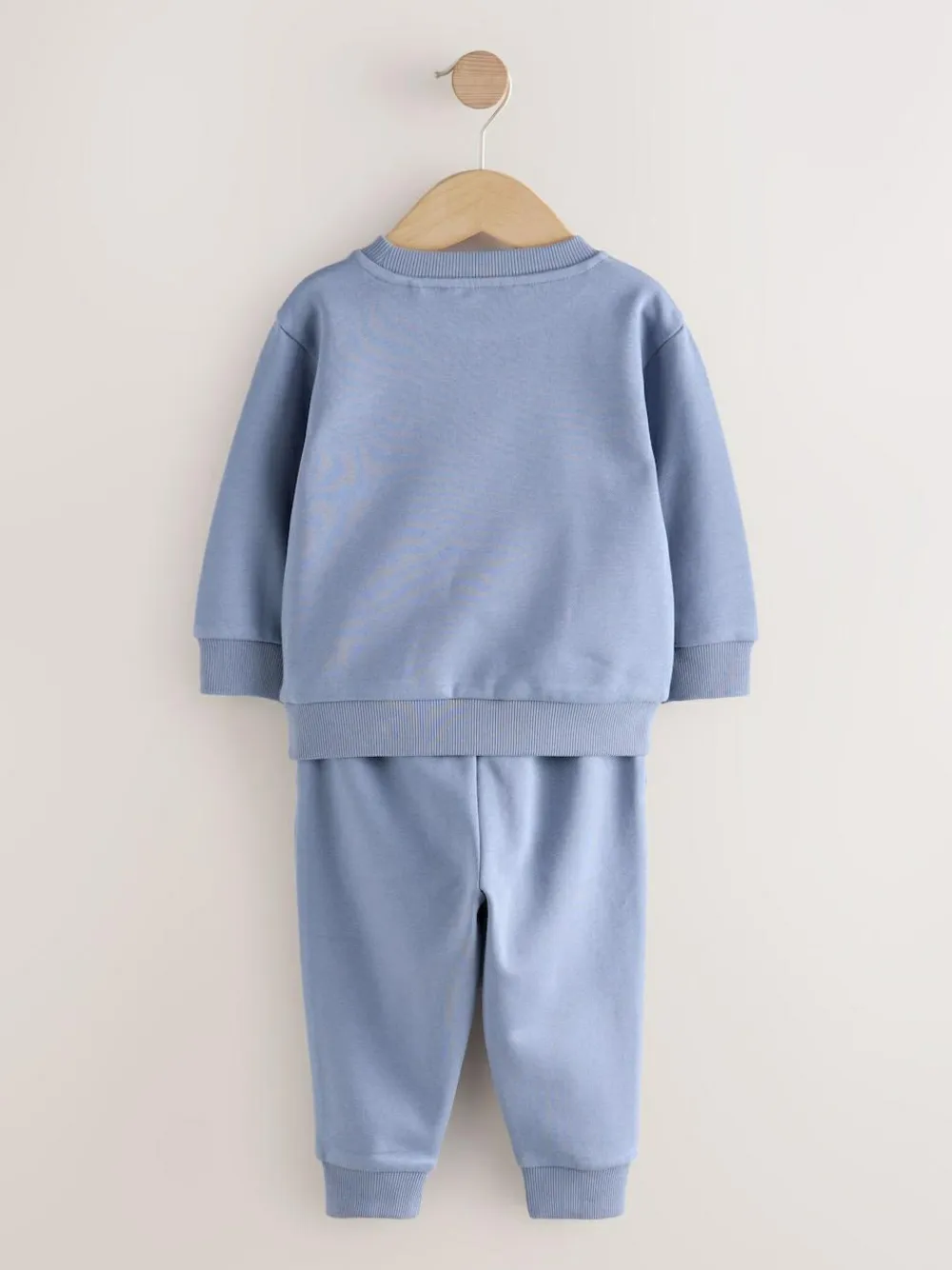Clearance Next Blue Plain Sweatshirt And Joggers Set (3mths-7yrs)