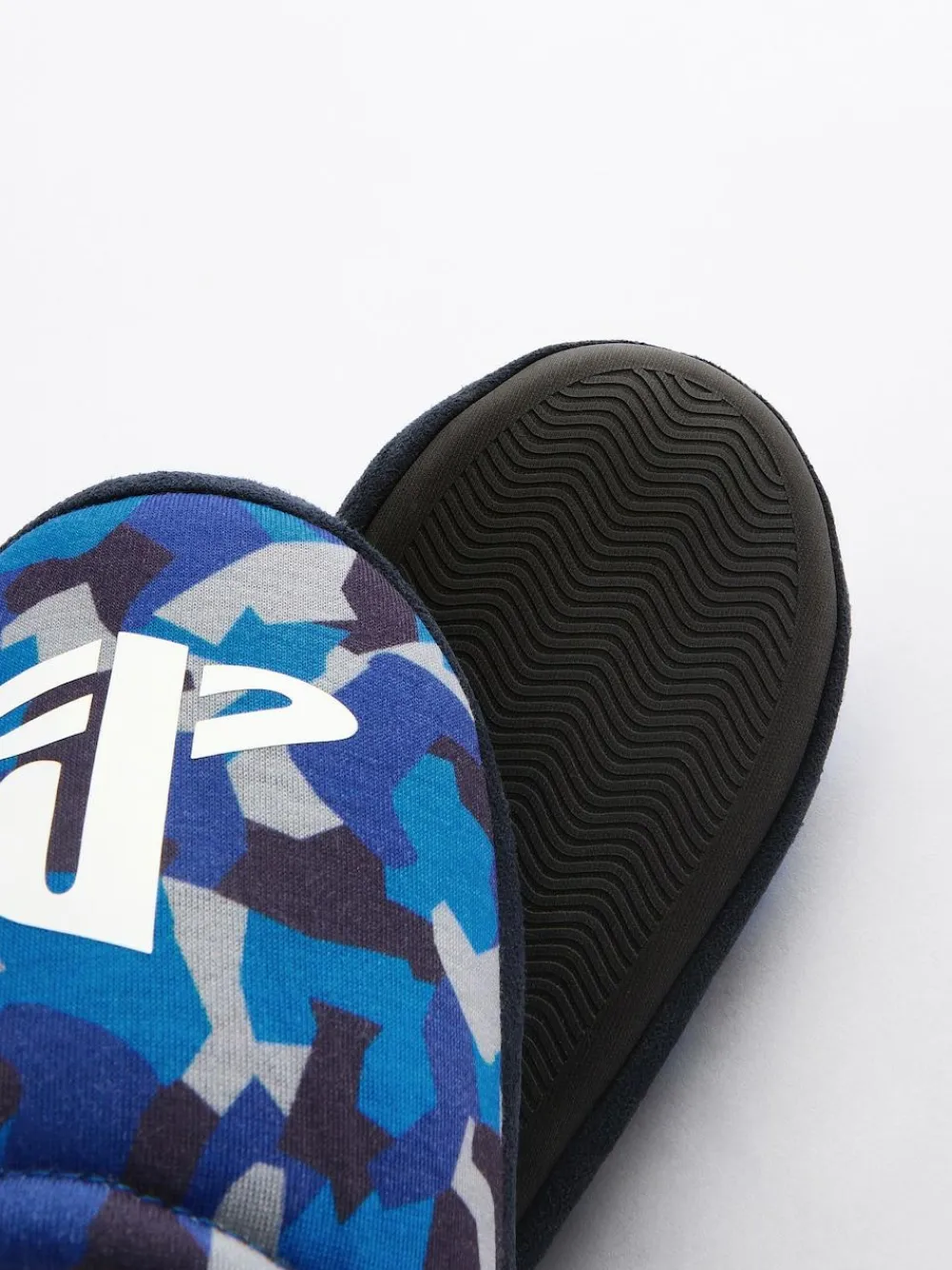 Online Next Blue Playstation Slipper Mules