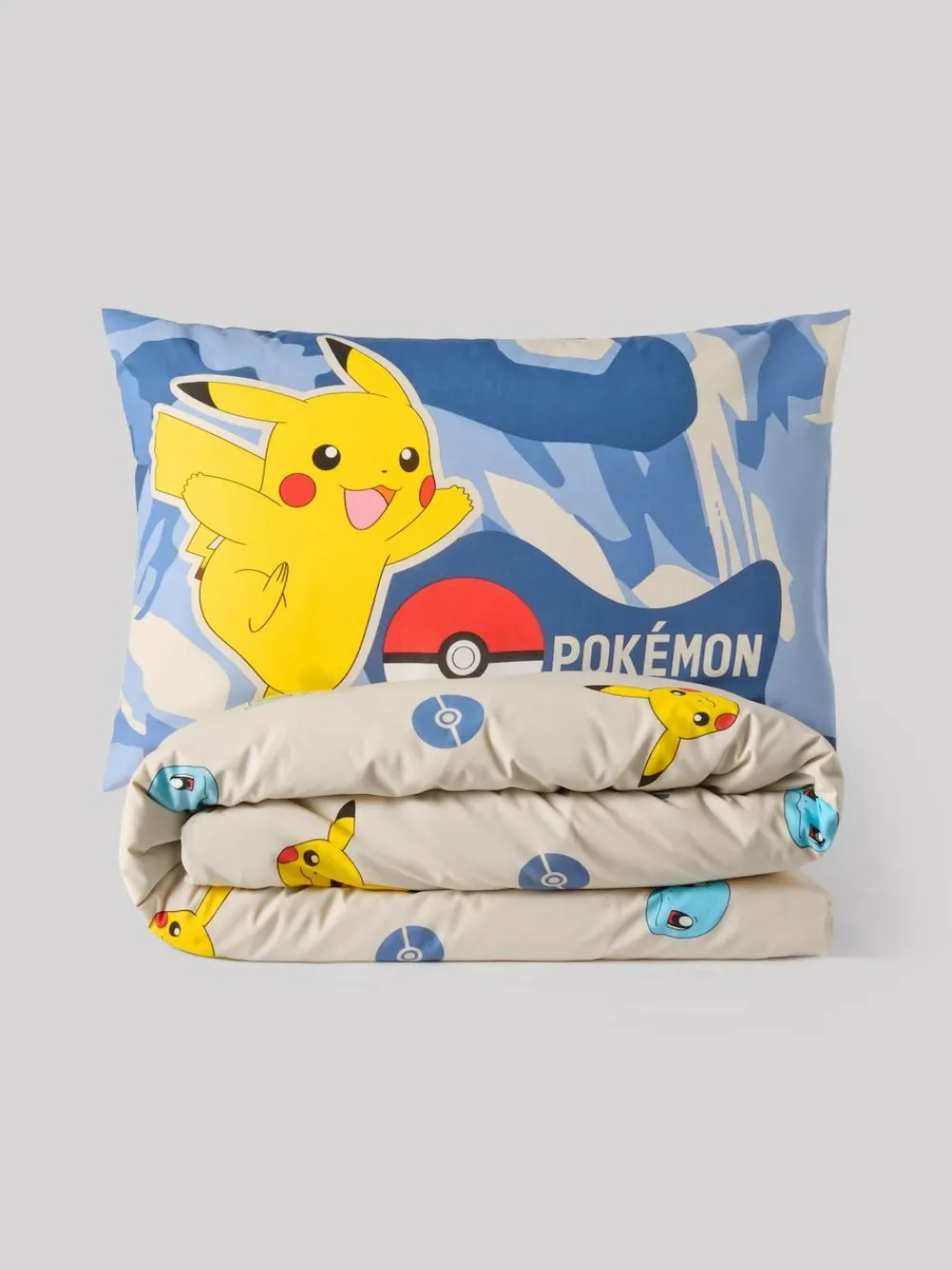 New Next Blue Pokemon Duvet Cover and Pillowcase Set