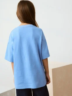 Discount Next Blue Poodle Oversized Graphic Print T-Shirt (3-16yrs)