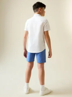 Next Blue Regular Fit Chino Shorts (3-16yrs)^BOY Shorts