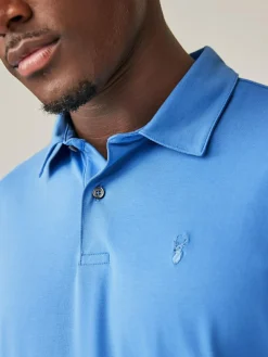 Next Blue Regular Fit Short Sleeve Jersey Polo Shirts 5 Pack^ Tops & T-Shirts