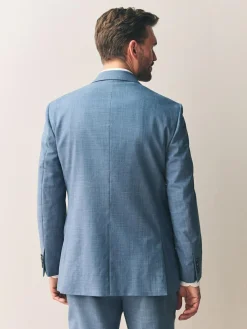 Next Regular Fit Signature Nova Fides 100% Italian Wool Suit Jacket^ Blue Suits