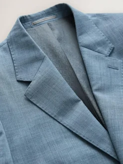 Next Regular Fit Signature Nova Fides 100% Italian Wool Suit Jacket^ Blue Suits