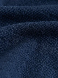 Next Regular Fit Textured Waffle Long Sleeve Shirt^ Shirts