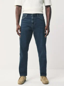 New Next Blue Regular Tapered Fit Motionflex Jeans