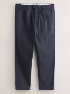 Next Regular Tapered Fit Single Pleated Stretch Chinos Trousers^ Pants & Chinos