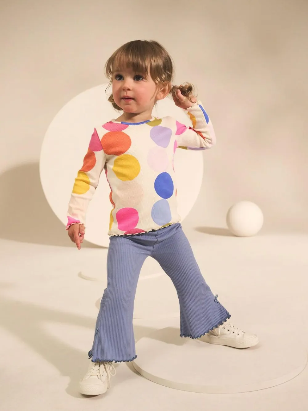 Next Blue Rib Flare Leggings (3mths-7yrs)^ Pants & Leggings|Pants & Leggings