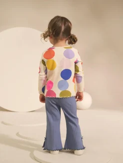 Next Blue Rib Flare Leggings (3mths-7yrs)^ Pants & Leggings|Pants & Leggings