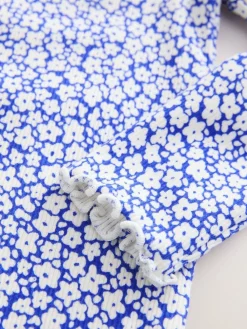 Sale Next Blue Rib Long Sleeve Top (3mths-7yrs)