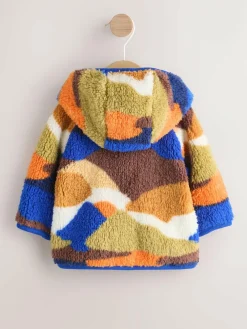 Clearance Next Blue Scene Hooded Baby Fleece Jacket (0mths-2yrs)