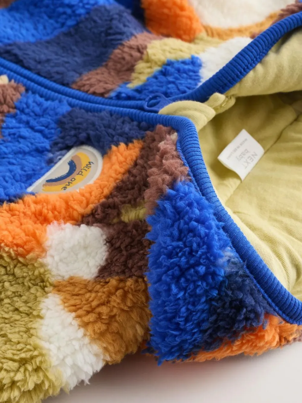 Clearance Next Blue Scene Hooded Baby Fleece Jacket (0mths-2yrs)