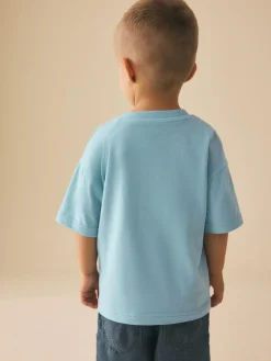 Next Short Sleeve 3D Padded T-Shirt (3mths-7yrs) Blue Sea Animal