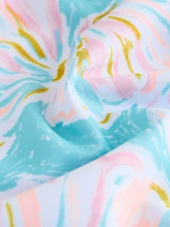 Best Next Frill Swimsuit (3-16yrs) Blue Shell