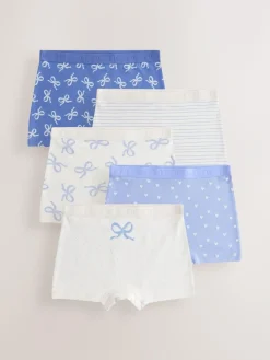 Online Next Short Briefs 5 Pack (2-16yrs) Blue