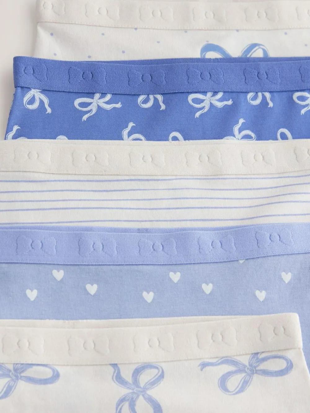 Online Next Short Briefs 5 Pack (2-16yrs) Blue