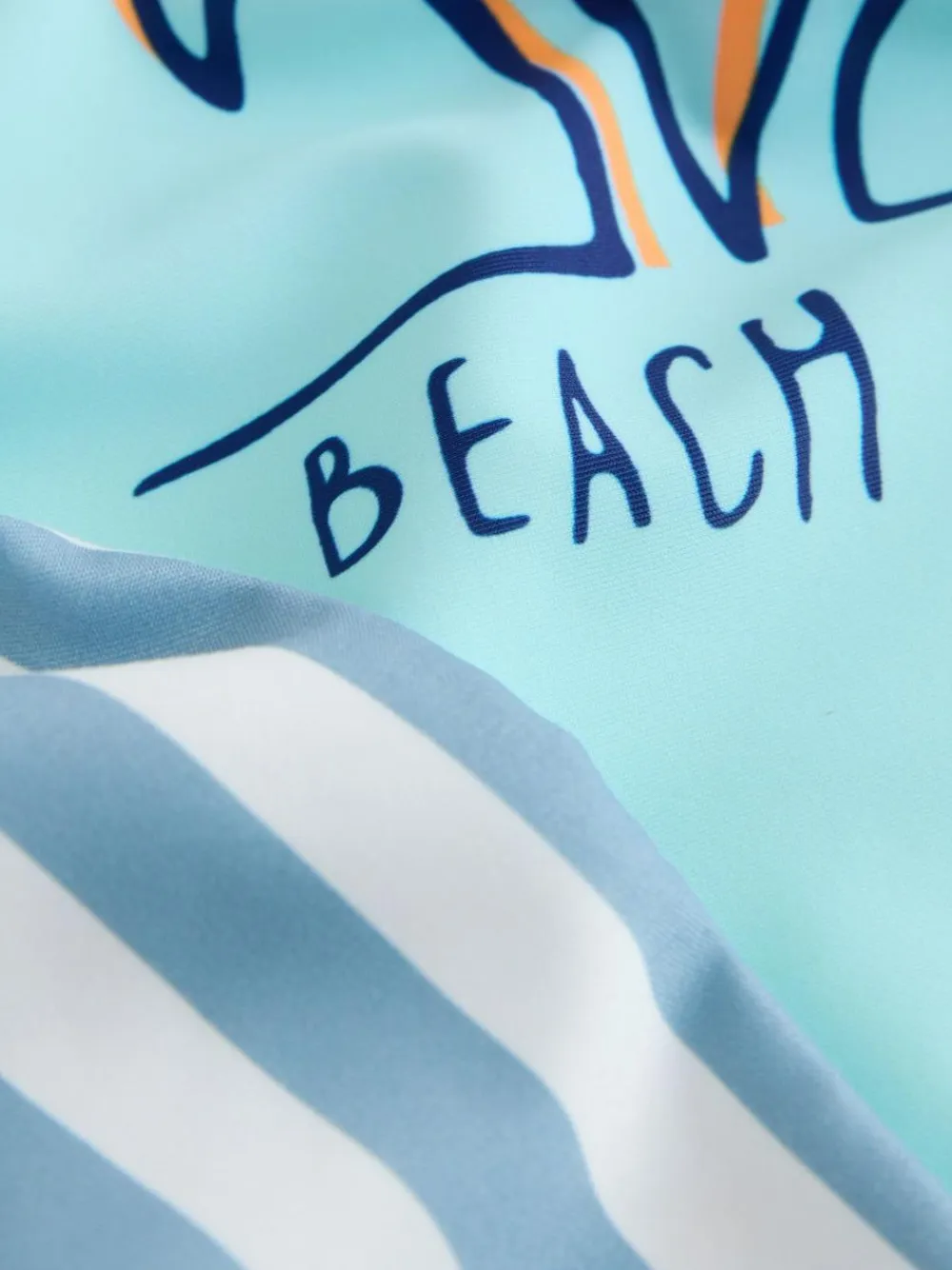 Outlet Next Short Sleeve Sunsafe Rash Vest and Swim Shorts Set (3mths-7yrs) Blue