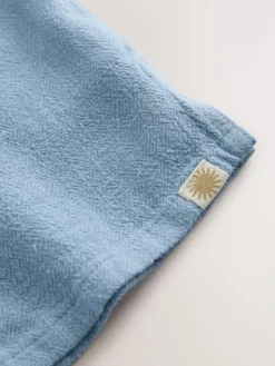 Next Short Sleeves Linen Blend Revere Collar Shirt (3mths-7yrs)^BOY Suits & Vest|Shirts